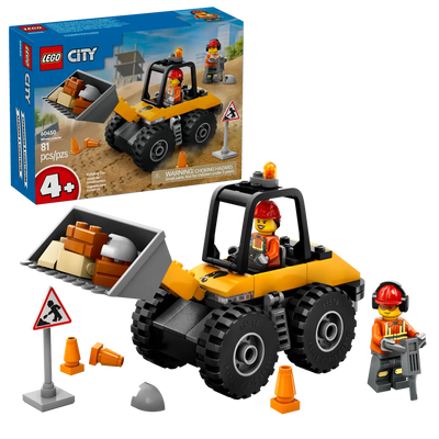 LEGO CITY 60450 YELLOW CONSTRUCTION WHEEL LOADER