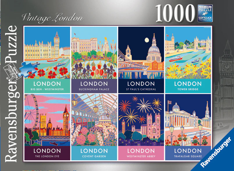 RAVENSBURGER PUZZLE - VINTAGE LONDON 1000 PIECE - Toyworld Frankston