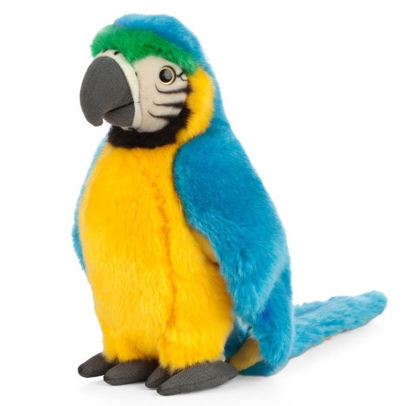 LIVING NATURE BLUE MACAW LARGE PLUSH