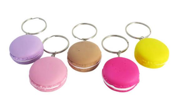 MACAROON KEYCHAIN VARIOUS COLOURS