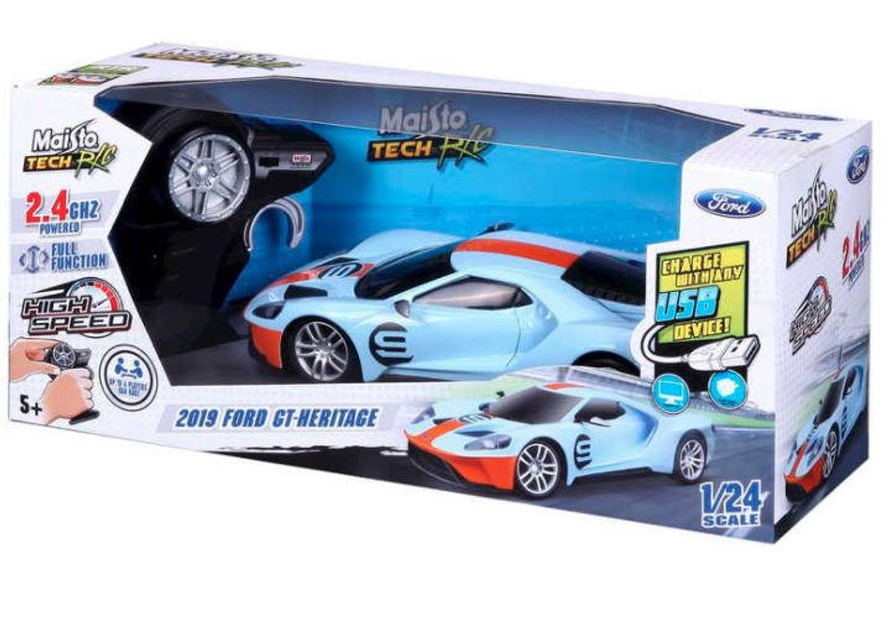 MAISTO TECH 1:24 PREMIUM RC FORD GT HERITAGE REMOTE CONTROL CAR
