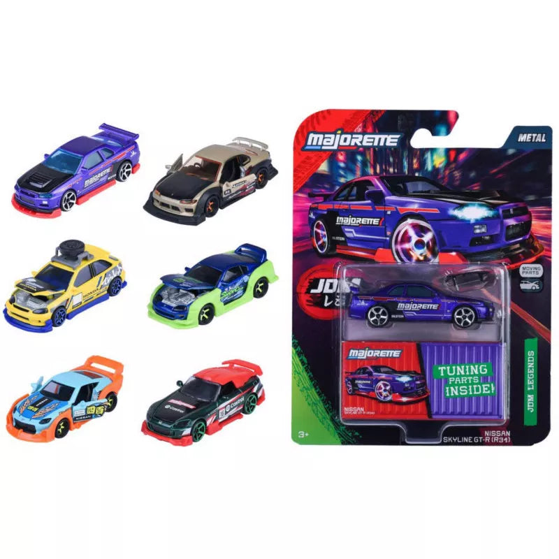 MAJORETTE DELUXE JDM LEGENDS ASST