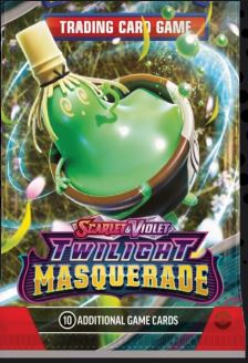 POKEMON TCG SCARLET AND VIOLET - TWILIGHT MASQUERADE SINGLE BOOSTER PACK - Toyworld Frankston