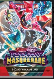 POKEMON TCG SCARLET AND VIOLET - TWILIGHT MASQUERADE SINGLE BOOSTER PACK - Toyworld Frankston