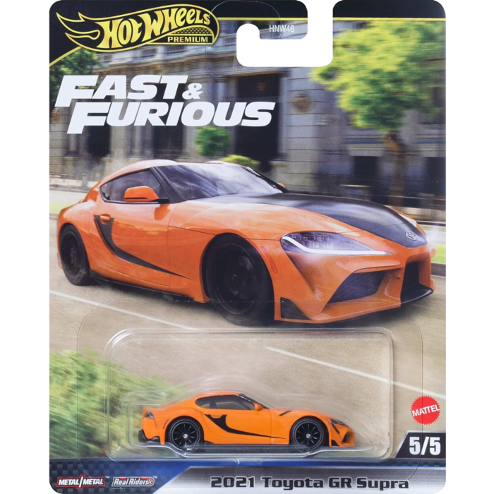 HOT WHEELS PREMIUM FAST & FURIOUS - 2021 TOYOTA GR SUPRA - Toyworld Frankston