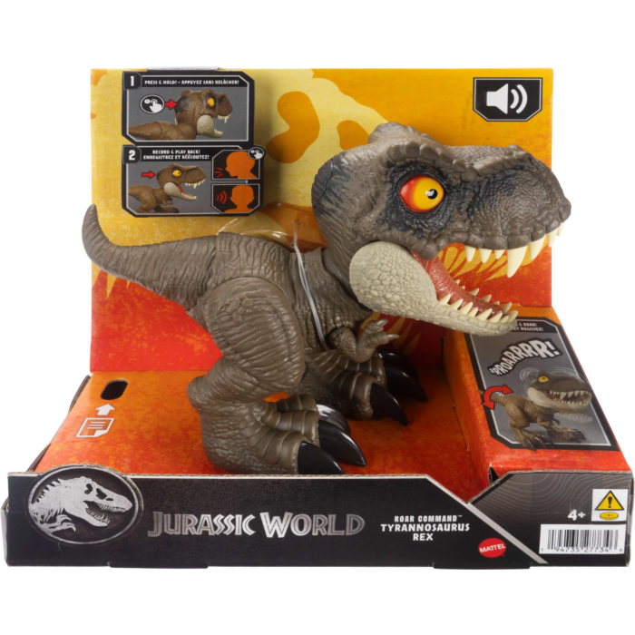 JURASSIC WORLD ROAR COMMAND - TYRANNOSAURUS REX - Toyworld Frankston