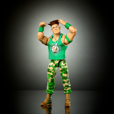WWE X STREET FIGHTER ELITE COLLECTION - JOHN CENA AS GUILE - Toyworld Frankston