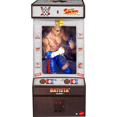 WWE X STREET FIGHTER ELITE COLLECTION - BATISTA AS SAGAT - Toyworld Frankston