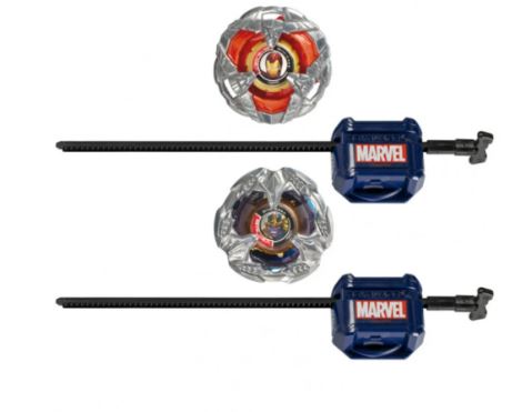 BEYBLADE X MARVEL COLLAB MULTIPACK - IRON MAN 4-80B AND THANOS 4-60P