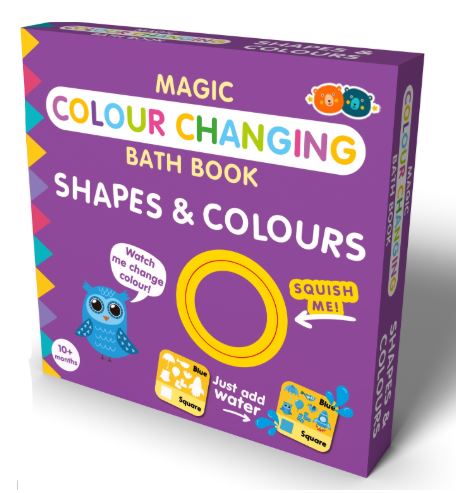 MAGIC COLOUR CHANGING BATH BOOK - SHAPES AND COLOURS - Toyworld Frankston