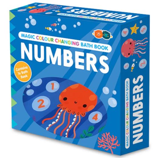 MAGIC COLOUR CHANGING BATH BOOK - NUMBERS - Toyworld Frankston