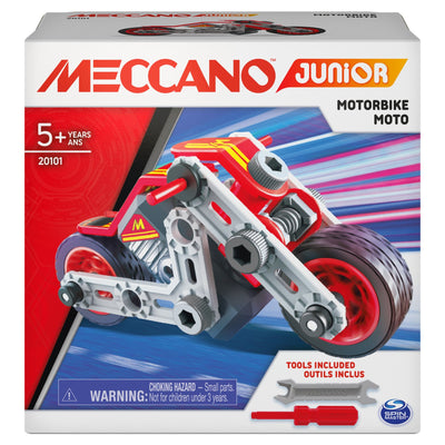 MECCANO JUNIOR ACTION BUILDS - MOTORBIKE MOTO - Toyworld Frankston