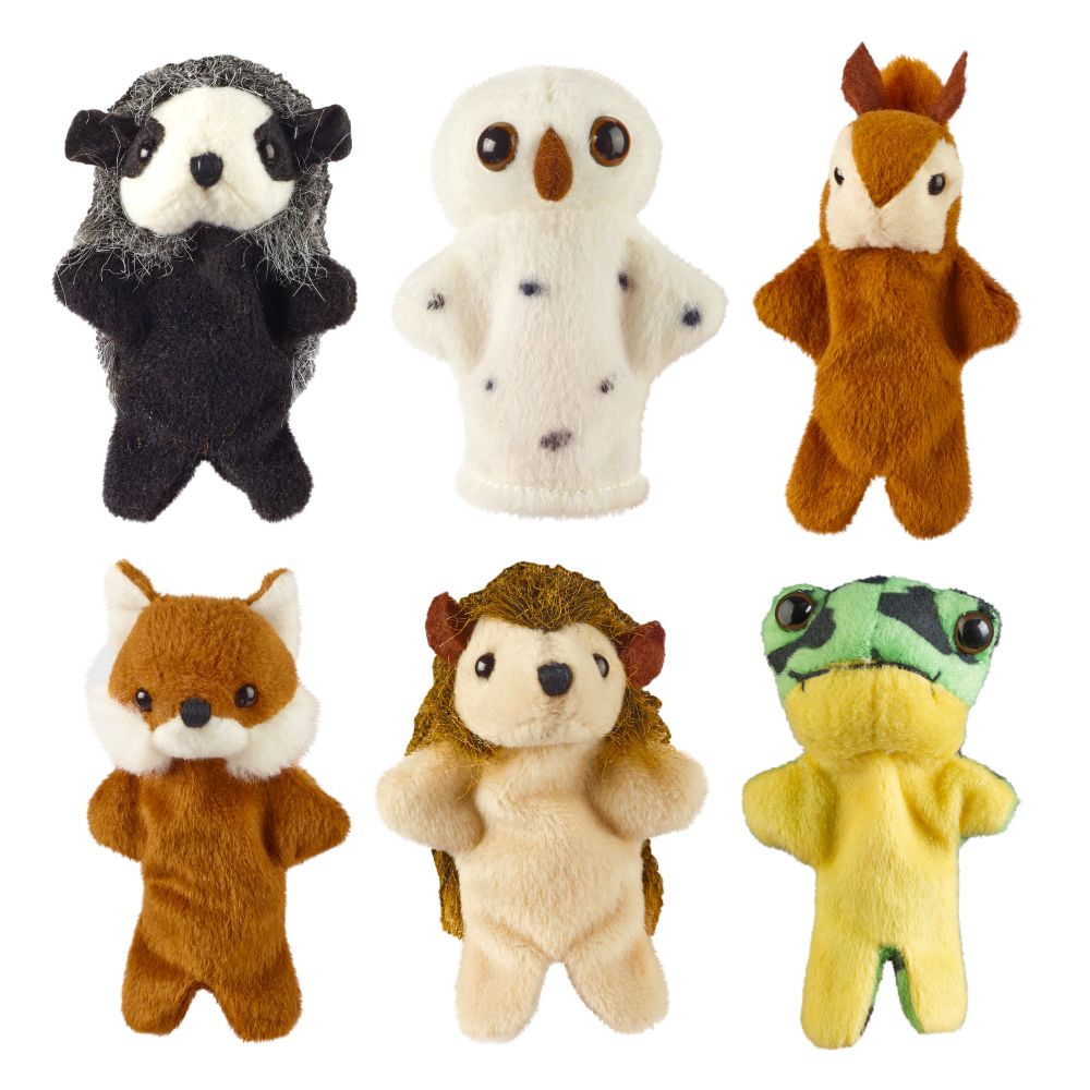 LIVING NATURE SMOLS WILDLIFE FINGER PUPPETS