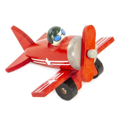 WOODEN MINI STUNT PLANE