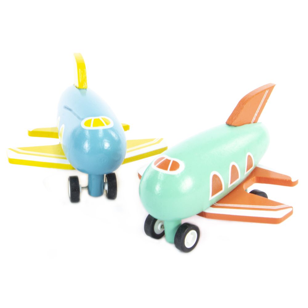 MAJIGG WOODEN MINI AIRPLANES FSC 100% - Toyworld Frankston