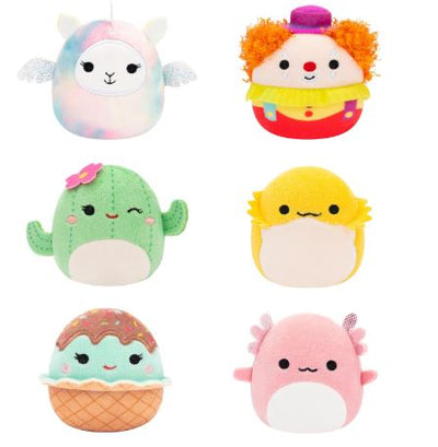 SQUISHMALLOWS - MICROMALLOWS 2.5 INCH 6 PACK - ARCHIE, RODRY, MARITZA, MAYA, BIMBI, AND LUCY-MAY - Toyworld Frankston