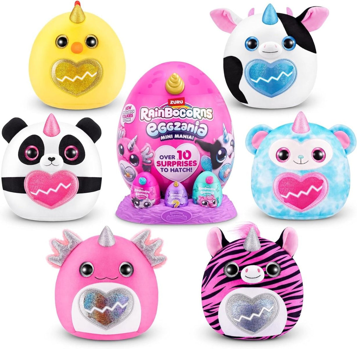 ZURU RAINBOCORNS EGGZANIA MINI - Toyworld Frankston
