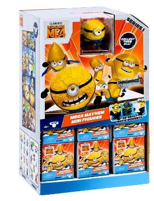DESPICABLE ME 4  - MEGA MAYHEM MINI FIGURES SERIES 1 - Toyworld Frankston