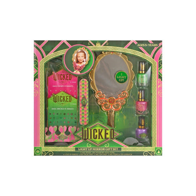 WICKED LIGHT UP MIRROR AND NAILS GIFT SET