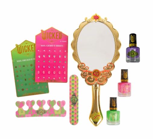 WICKED LIGHT UP MIRROR AND NAILS GIFT SET