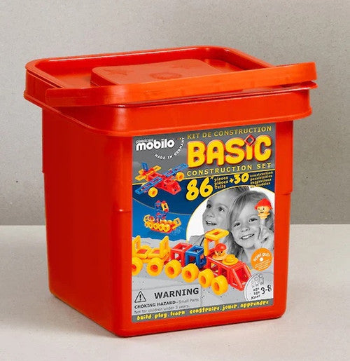 PLASTICANT MOBILO - CONSTRUCTION SET BASIC BUCKET - Toyworld Frankston