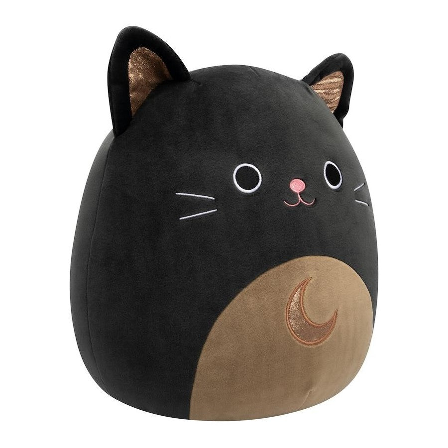 SQUISHMALLOWS 12 INCH PLUSH - 2025 HALLOWEEN COLLECTION - MONK THE BLACK CAT - Toyworld Frankston