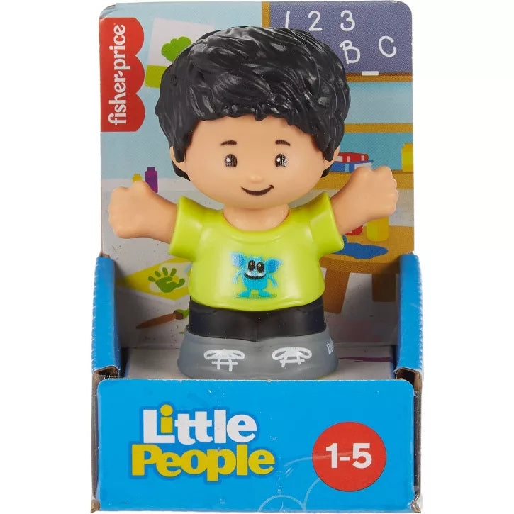 FISHER PRICE - LITTLE PEOPLE BOY WITH MONSTER SHIRT