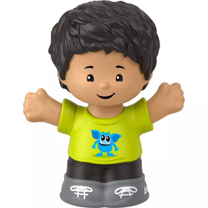 FISHER PRICE - LITTLE PEOPLE BOY WITH MONSTER SHIRT