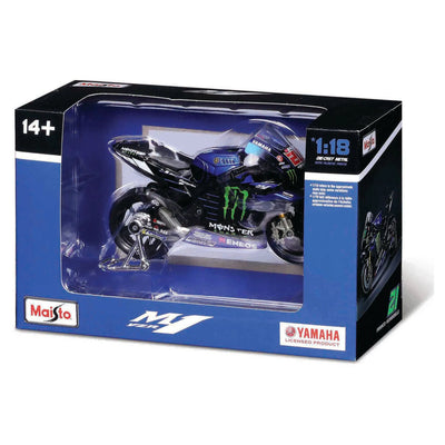MAISTO MOTORCYCLES 1:18 MOTO GP 2022 YAMAHA FACTORY RACING