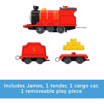 FISHER PRICE - THOMAS AND FRIENDS - MOTORIZED TALKING JAMES - Toyworld Frankston