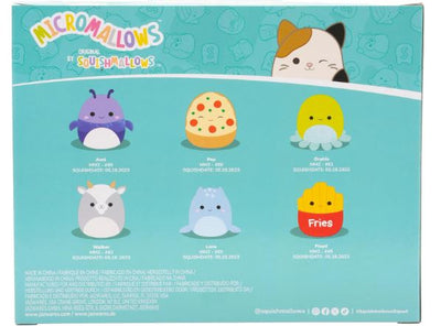 SQUISHMALLOWS - MICROMALLOWS 2.5 INCH 6 PACK - AXEL, PEP, ORPHIE, WALKER, LUNE, AND FLOYD - Toyworld Frankston