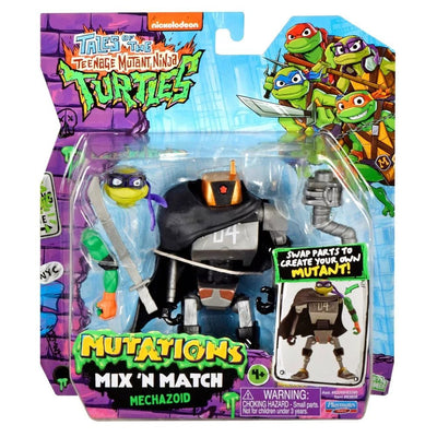 TEENAGE MUTANT NINJA TURTLES MIX N MATCH MUTATIONS - MECHAZOID - Toyworld Frankston