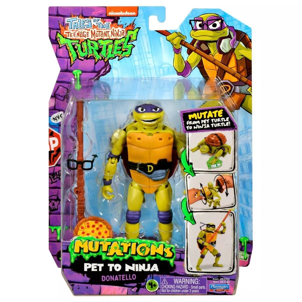 TEENAGE MUTANT NINJA TURTLES MUTATIONS PET TO NINJA - DONATELLO