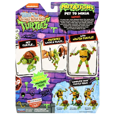 TEENAGE MUTANT NINJA TURTLES MUTATIONS PET TO NINJA - RAPHAEL - Toyworld Frankston