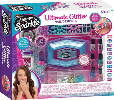SHIMMER N SPARKLE ULTIMATE GLITTER NAIL DESIGNER - Toyworld Frankston