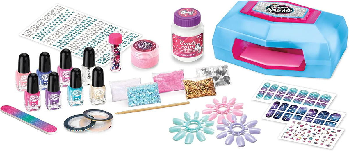 SHIMMER N SPARKLE ULTIMATE GLITTER NAIL DESIGNER - Toyworld Frankston