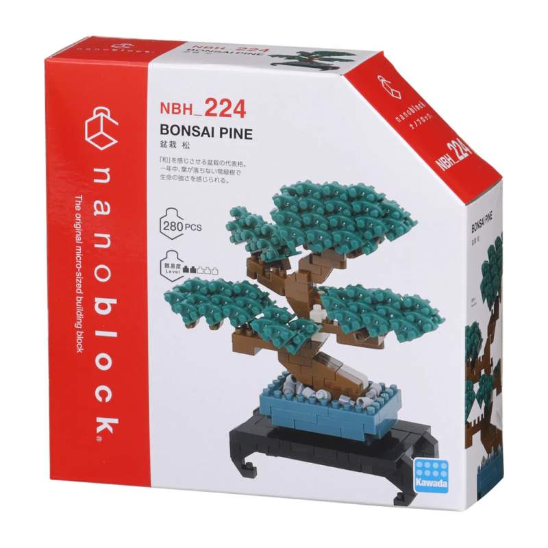 NANOBLOCK BONSAI PINE 224 - Toyworld Frankston