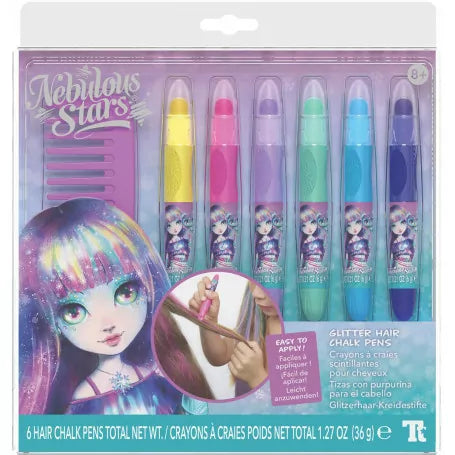 NEBULOUS STARS - GLITTER HAIR CHALK PENS - Toyworld Frankston