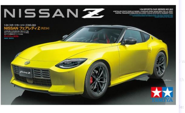 TAMIYA 1:24 NISSAN Z SPORTS CAR SERIES MODEL KIT - Toyworld Frankston