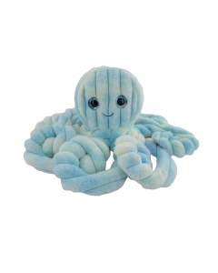 COTTON CANDY 50CM TIE DYED OCTOPUS - STRETCH BLUE/YELLOW - Toyworld Frankston