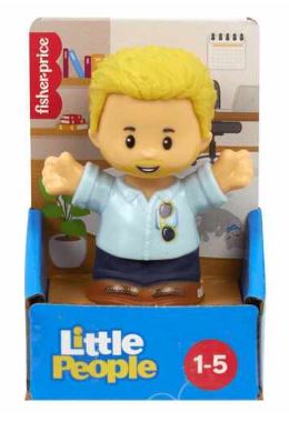 FISHER PRICE LITTLE PEOPLE SINGLE PACK - MAN IN BLUE SHIRT AND SUNGLASSES