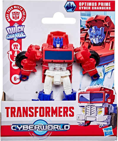 TRANSFORMERS CYBERWORLD CYBER CHANGERS - OPTIMUS PRIME - Toyworld Frankston