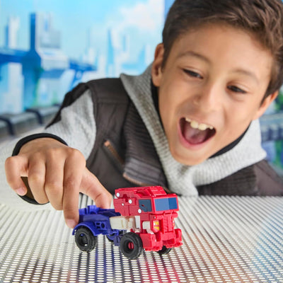 TRANSFORMERS CYBERWORLD CYBER CHANGERS - OPTIMUS PRIME - Toyworld Frankston