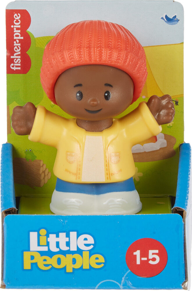 FISHER PRICE - LITTLE PEOPLE BOY WITH ORANGE BEANIE - Toyworld Frankston