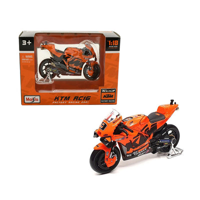 MAISTO MOTORCYCLES 1:18 MOTO GP 2021 TECH3 KTM FACTORY RACING