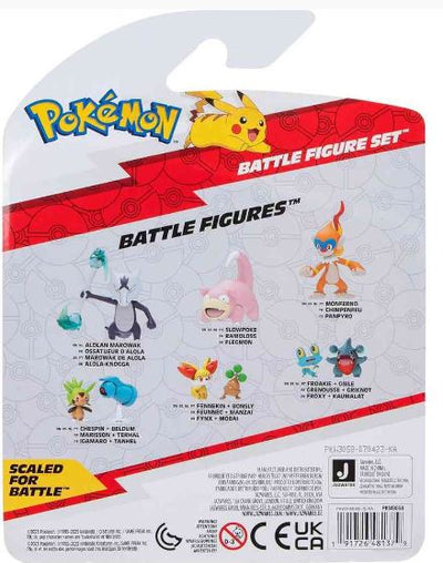 POKEMON BATTLE FIGURE FIGS ASST PAWNIARD, MONFERNO, SQUIRTLE - Toyworld Frankston