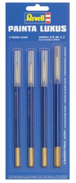 REVELL PAINTA LUXUS  MARTEN BRUSH SET 4 PACK