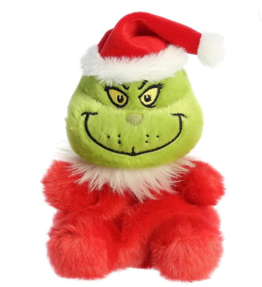 PALM PALS - SANTA GRINCH 5" PLUSH - Toyworld Frankston