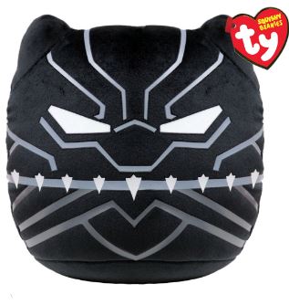 TY SQUISHY BEANIES - MARVEL BLACK PANTHER 25CM PLUSH - Toyworld Frankston