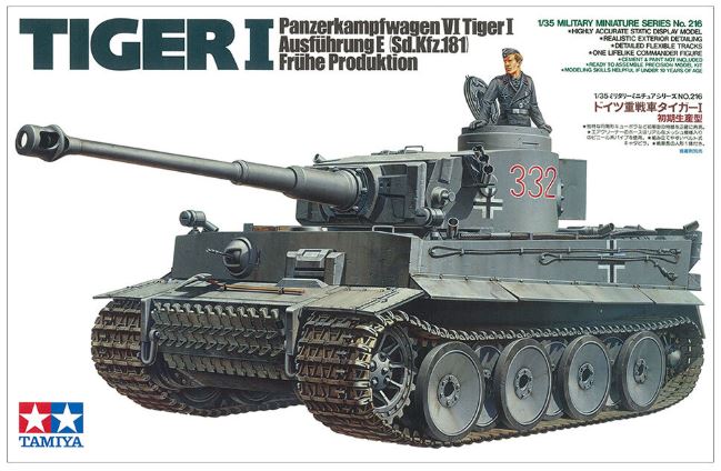 TAMIYA 1/35 GERMAN PANZERKAMPFWAGEN VI TIGER 1 EARLY PRODUCTION - Toyworld Frankston